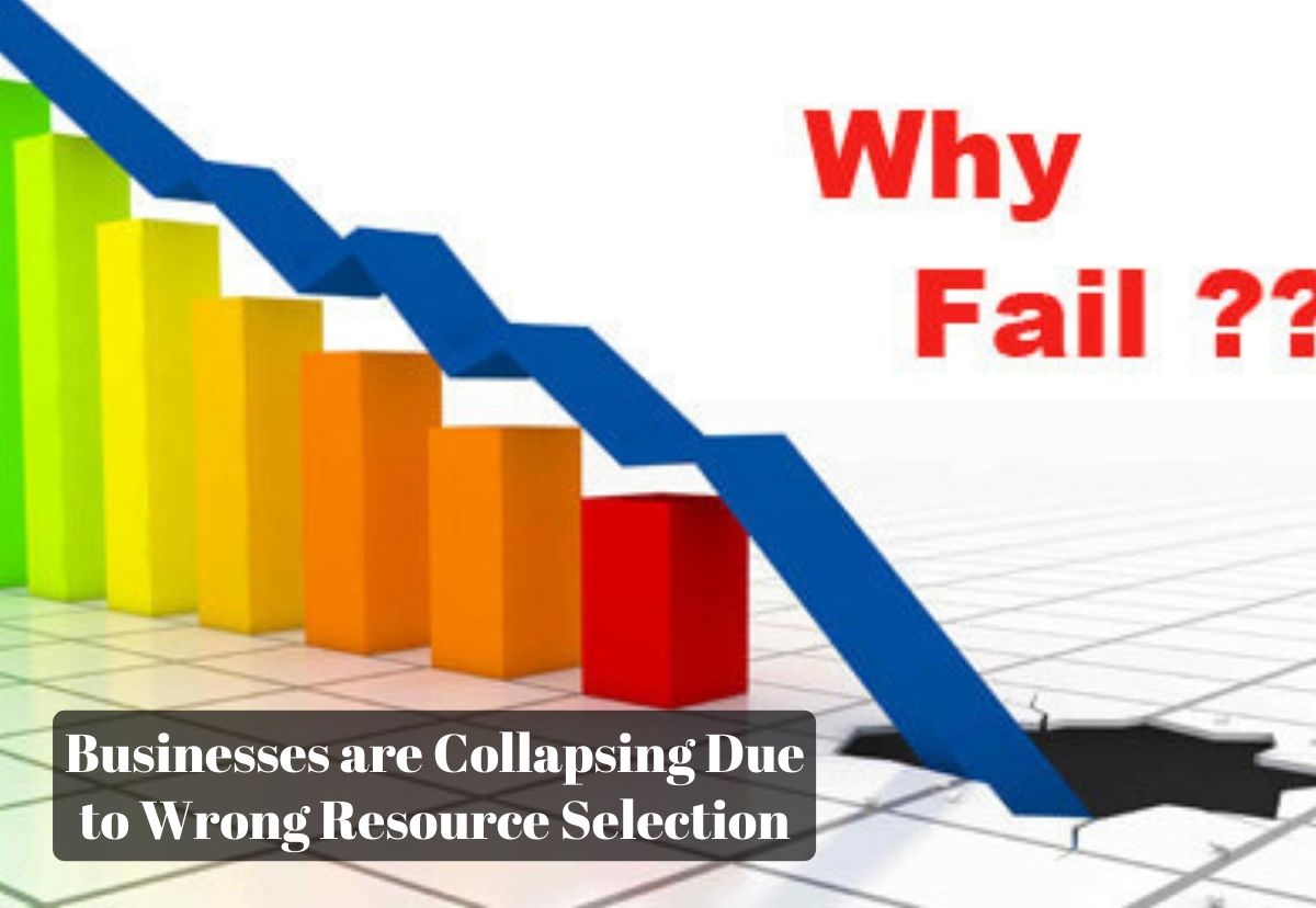 Businesses are Collapsing Due to Wrong Resource Selection
